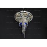 Люстра Анжелика 1 шар 40 синяя в Химках