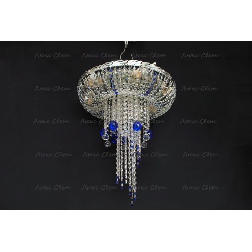 Люстра Анжелика 1 шар 40 синяя в Химках Гусь Хрустальный