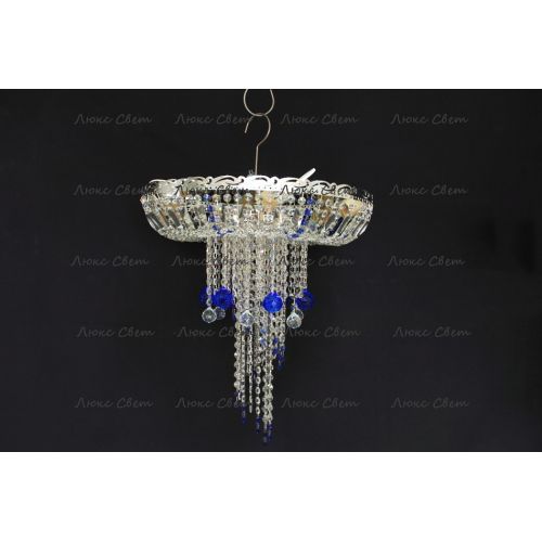 Люстра Анжелика 1 шар 40 синяя в Химках Гусь Хрустальный