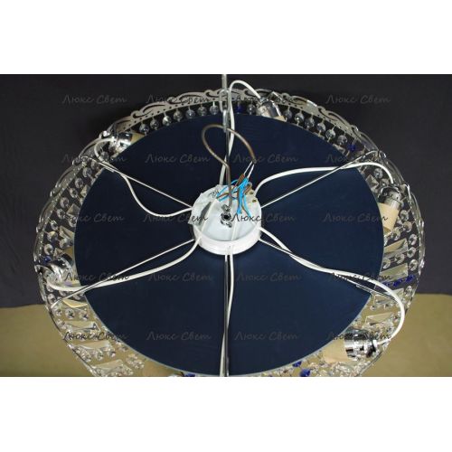 Люстра Анжелика 1 шар 40 синяя в Химках Гусь Хрустальный