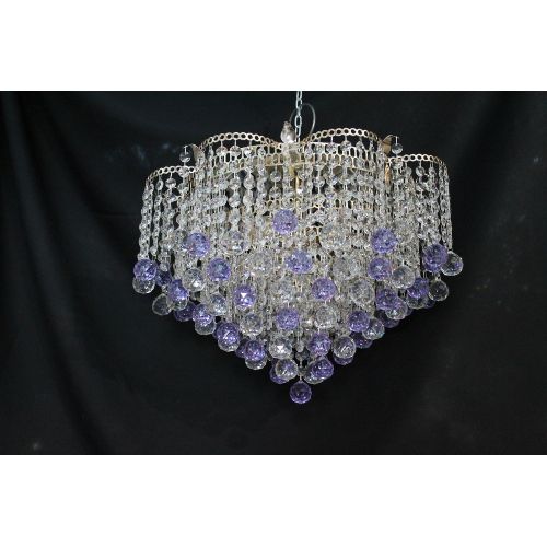 Люстра Ромашка Крона цветная в Химках Гусь Хрустальный