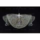 Люстра Ромашка подсолнух, цвет фурнитуры: серебро, Люстры Гусь Хрустальный Люстра Ромашка подсолнух, цвет фурнитуры: серебро, Люстры Гусь Хрустальный