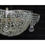 Люстра Ромашка подсолнух, цвет фурнитуры: серебро, Люстры Гусь Хрустальный Люстра Ромашка подсолнух, цвет фурнитуры: серебро, Люстры Гусь Хрустальный