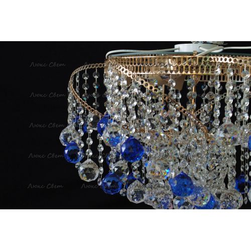 Люстра Космос шар 40 мм синяя в Химках Гусь Хрустальный