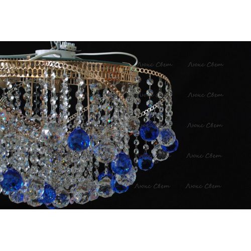 Люстра Космос шар 40 мм синяя в Химках Гусь Хрустальный