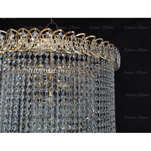 Люстра Водопад длинный в Химках Гусь Хрустальный