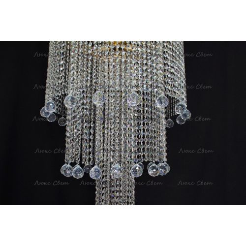 Люстра Водопад длинный в Химках Гусь Хрустальный