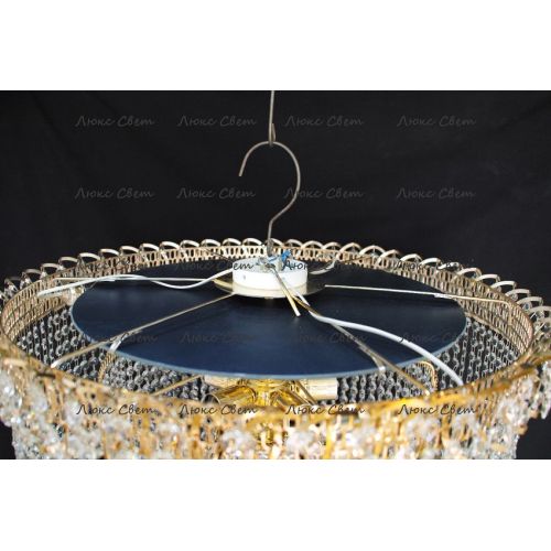 Люстра Водопад длинный в Химках Гусь Хрустальный