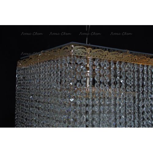 Люстра Квадрат гамма 53 см шар 30 мм  в Химках Гусь Хрустальный