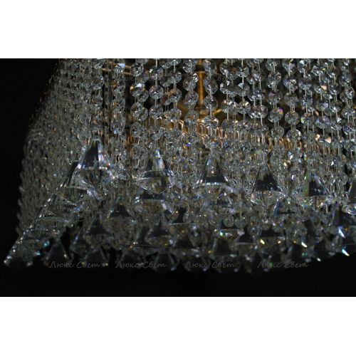 Люстра Квадрат гамма конус 40 мм длинная в Химках Гусь Хрустальный