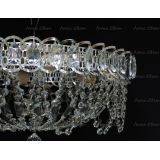 Люстра Люстра Водоворот Ажур, диаметр 450 мм, серебро, Люстры Гусь Хрустальный Люстра Люстра Водоворот Ажур, диаметр 450 мм, серебро, Люстры Гусь Хрустальный