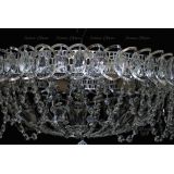 Люстра Люстра Водоворот Ажур, диаметр 450 мм, серебро, Люстры Гусь Хрустальный Люстра Люстра Водоворот Ажур, диаметр 450 мм, серебро, Люстры Гусь Хрустальный