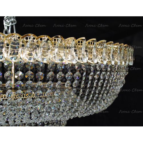 Люстра Водопад камень обтикон в Химках Гусь Хрустальный