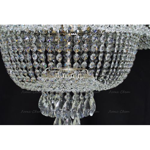 Люстра Водопад камень обтикон в Химках Гусь Хрустальный