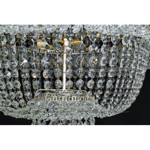 Люстра Водопад камень обтикон в Химках Гусь Хрустальный