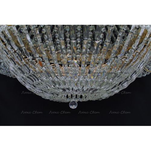 Люстра Кольцо купол 2 - 1000 мм пластина  в Химках Гусь Хрустальный