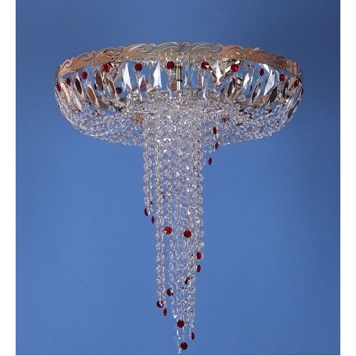 Люстра Анжелика обтикон цветная в Химках Гусь Хрустальный