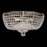 Люстра Анжела Купол конус, диаметр - 350 мм, цвет - золото, Люстры Гусь Хрустальный Люстра Анжела Купол конус, диаметр - 350 мм, цвет - золото, Люстры Гусь Хрустальный