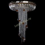 Люстра Анжелика №2 длинная шар 30 мм чайная  в Химках