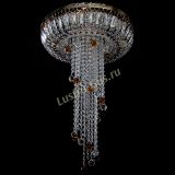 Люстра Анжелика №2 длинная шар 30 мм чайная  в Химках