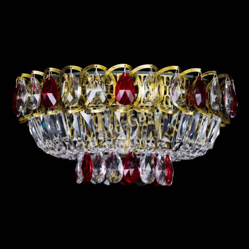 Люстра Астра Бутон №1 красная под бронзу в Химках Люстра Астра Бутон №1 красная под бронзу в Химках