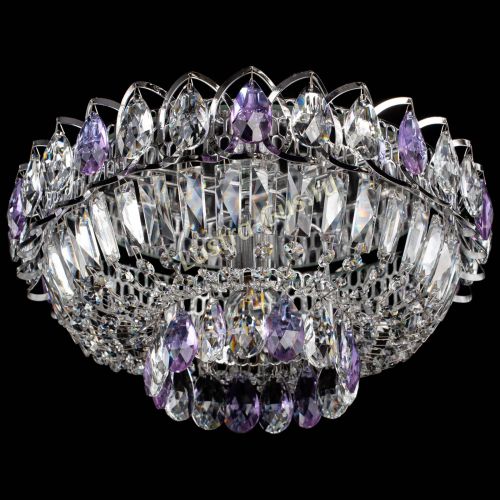 Люстра Астра Бутон №1 фиолетовая в Химках Гусь Хрустальный
