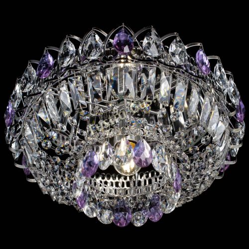 Люстра Астра Бутон №1 фиолетовая в Химках Гусь Хрустальный