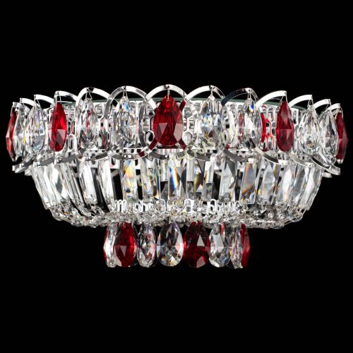 Люстра Астра Бутон №1 красная в Химках Гусь Хрустальный