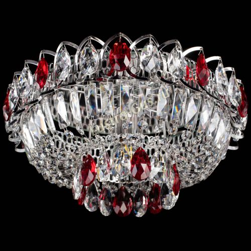 Люстра Астра Бутон №1 красная в Химках Гусь Хрустальный