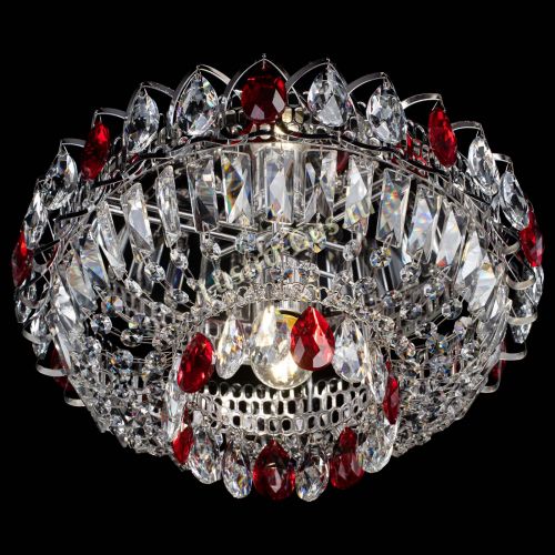 Люстра Астра Бутон №1 красная в Химках Гусь Хрустальный
