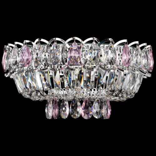 Люстра Астра Бутон №1 розовая в Химках Гусь Хрустальный