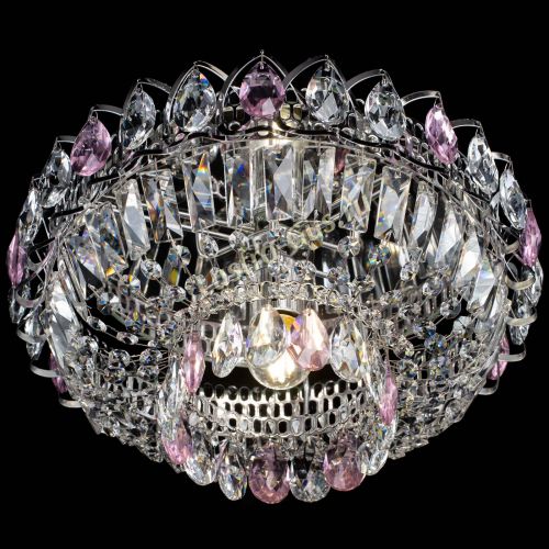 Люстра Астра Бутон №1 розовая в Химках Гусь Хрустальный