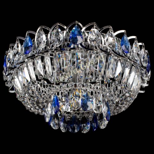 Люстра Астра Бутон №1 синяя в Химках Гусь Хрустальный