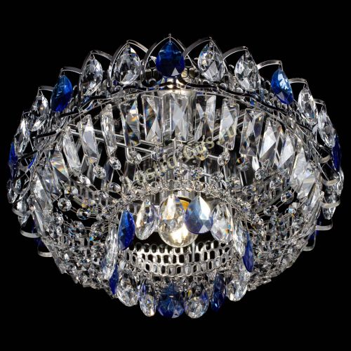 Люстра Астра Бутон №1 синяя в Химках Гусь Хрустальный