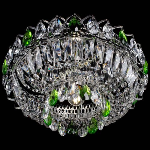 Люстра Астра Бутон №1 зеленая в Химках Гусь Хрустальный
