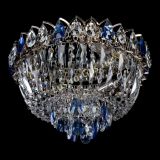 Люстра Астра Бутон №2 синяя, диаметр - 400 мм, Люстры Гусь Хрустальный