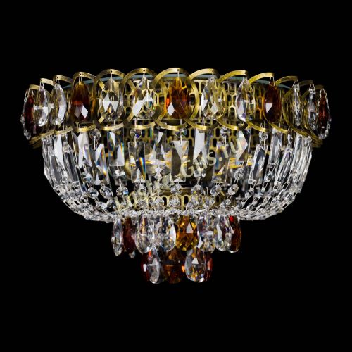 Люстра Астра Бутон №3 чайная под бронзу в Химках Гусь Хрустальный