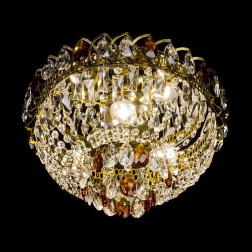 Люстра Астра Бутон №3 чайная под бронзу в Химках Гусь Хрустальный