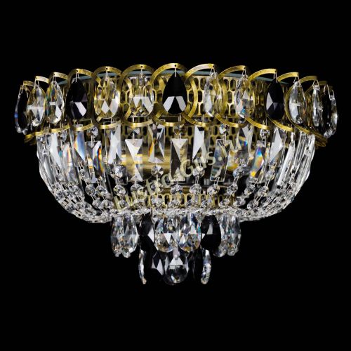 Люстра Астра Бутон №3 черная под бронзу в Химках Гусь Хрустальный