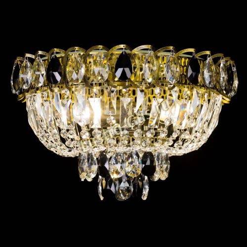 Люстра Астра Бутон №3 черная под бронзу в Химках Гусь Хрустальный