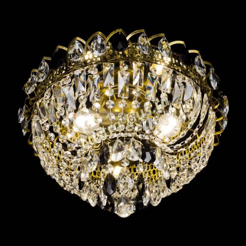 Люстра Астра Бутон №3 черная под бронзу в Химках Гусь Хрустальный