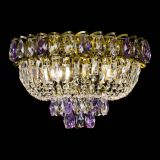 Люстра Астра Бутон №3 фиолетовая под бронзу в Химках