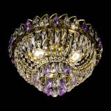 Люстра Астра Бутон №3 фиолетовая под бронзу в Химках