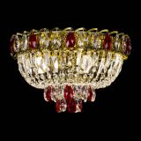 Люстра Астра Бутон №3 красная под бронзу в Химках Люстра Астра Бутон №3 красная под бронзу в Химках