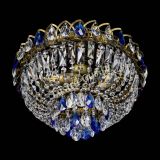 Люстра Астра Бутон №3 синяя под бронзу в Химках