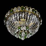 Люстра Астра Бутон №3 зеленая под бронзу в Химках