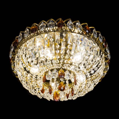 Люстра Астра Бутон №5 чайная под бронзу в Химках Гусь Хрустальный