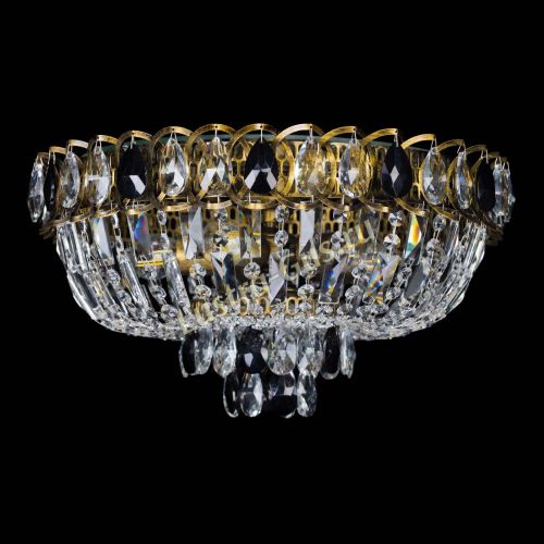 Люстра Астра Бутон №5 черная под бронзу в Химках Гусь Хрустальный