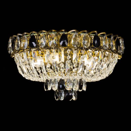 Люстра Астра Бутон №5 черная под бронзу в Химках Гусь Хрустальный