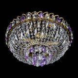 Люстра Астра Бутон №5 фиолетовая под бронзу в Химках
